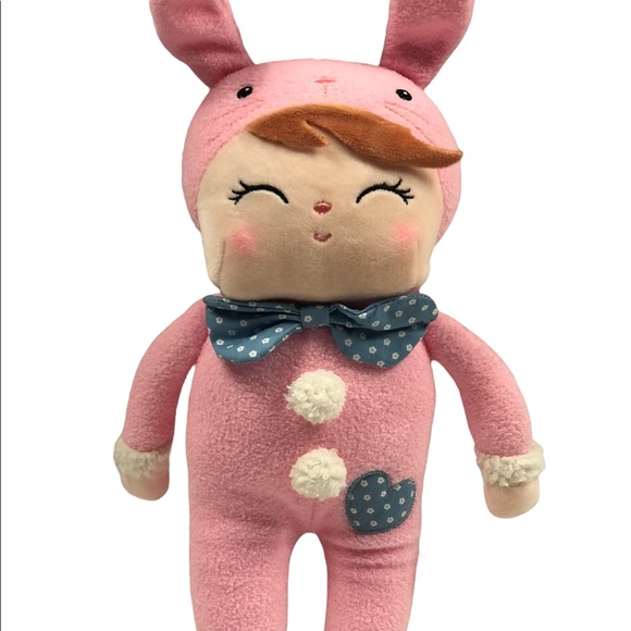 Metoo Pink Bunny Girl Doll - Picture 2 of 10